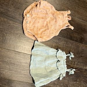 Rylee + Cru 0-3 month tank and romper